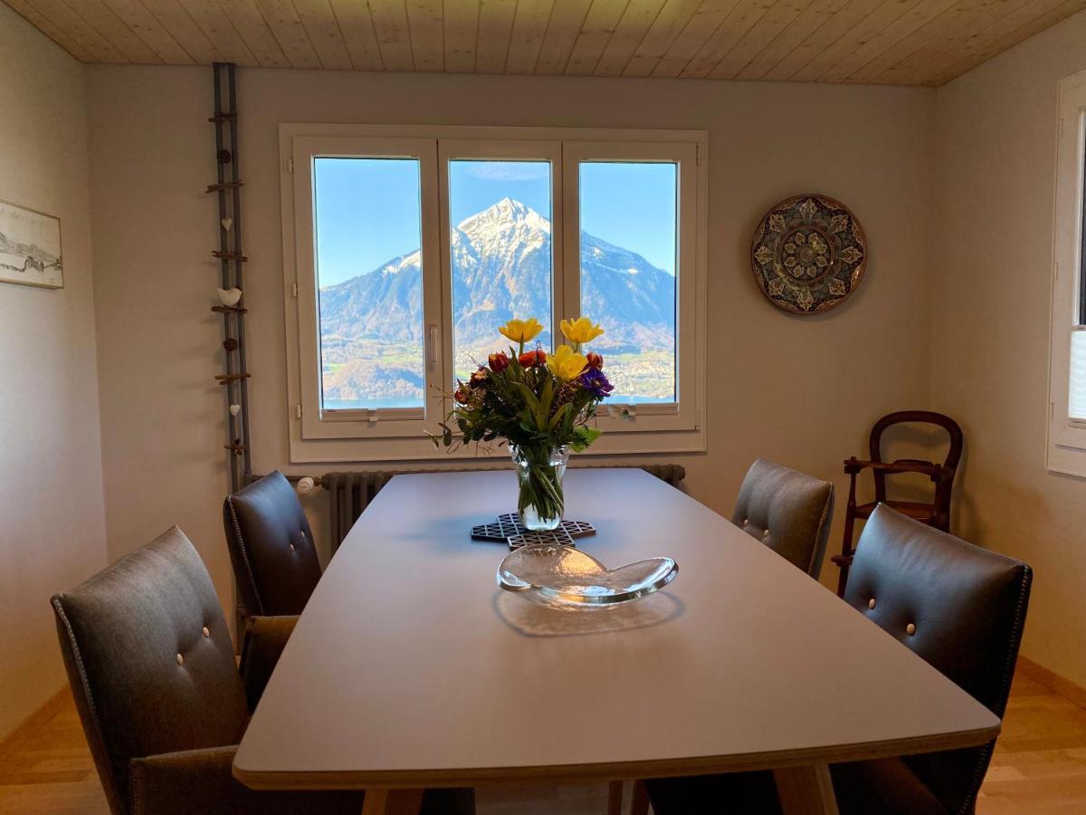 Chalet Egglen "Typical Swiss House, Best Views, Private Jacuzzi" سيغريسويل المظهر الخارجي الصورة