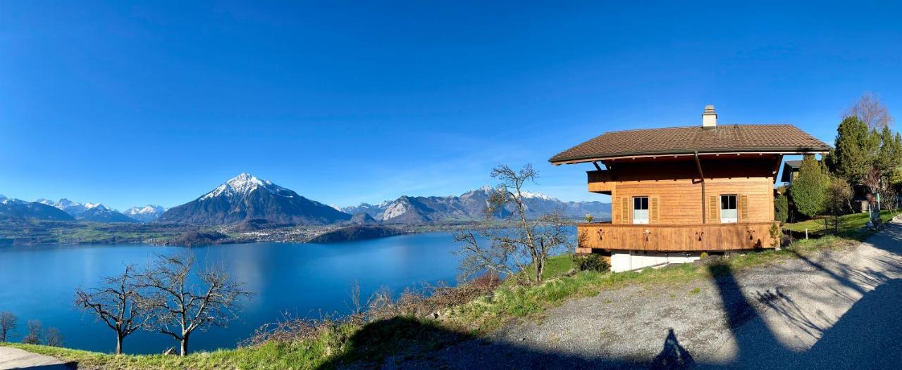Chalet Egglen "Typical Swiss House, Best Views, Private Jacuzzi" سيغريسويل المظهر الخارجي الصورة
