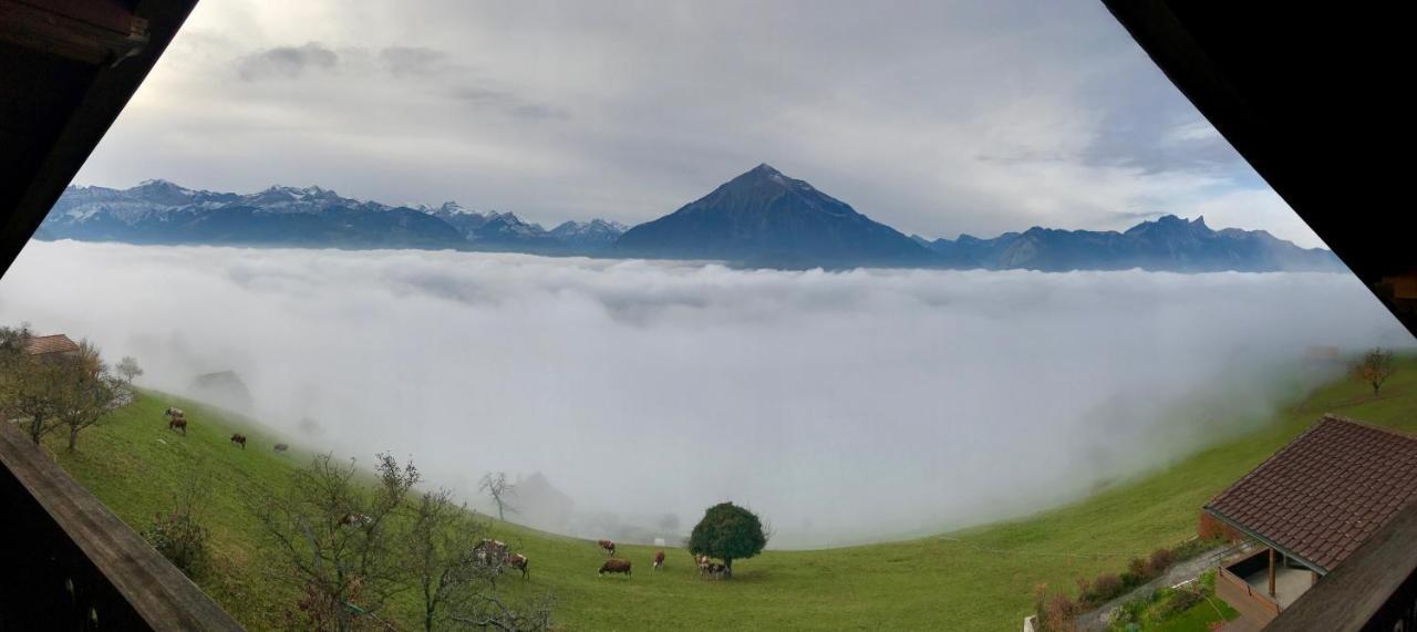 Chalet Egglen "Typical Swiss House, Best Views, Private Jacuzzi" سيغريسويل المظهر الخارجي الصورة